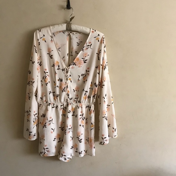 Chloe & Katie Pants - ❗️SOLD❗️Lovely Floral Print Romper